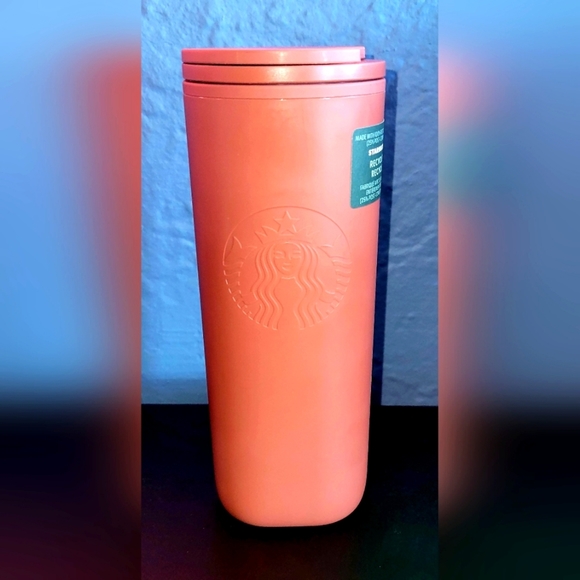 Starbucks Other - NWT Starbucks 2024 Recycled SS Terracotta Brown/Orange Triangle 12oz Tumbler